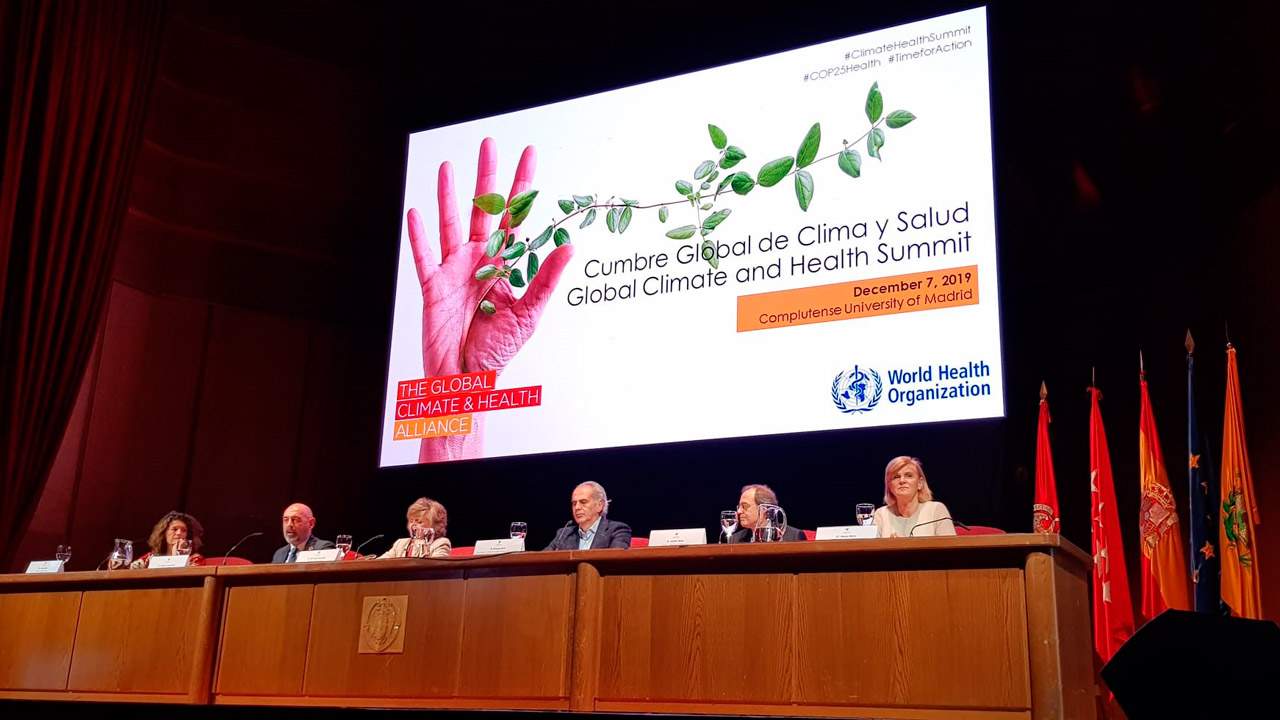 María Luisa Carcedo, ministra de Sanidad en funciones, en COP25, la cumbre del clima en Madrid. 
