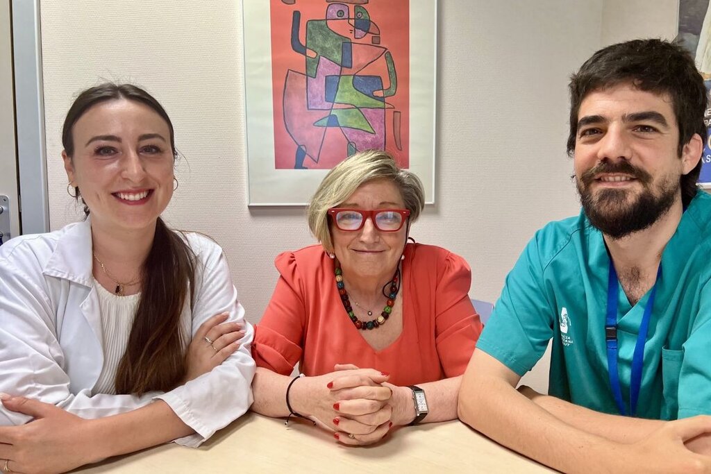 Anna Adam-Artigues, Ana Lluch y Juan Miguel Cejalvo, del Incliva. Foto: INCLIVA. 