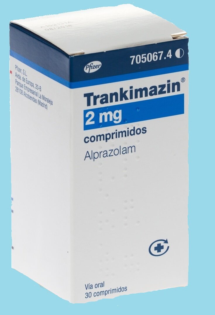 Formato de 'Trankimazin', no en Retard, en comprimidos de 2 miligramos, con problemas de suministro según la Aemps.