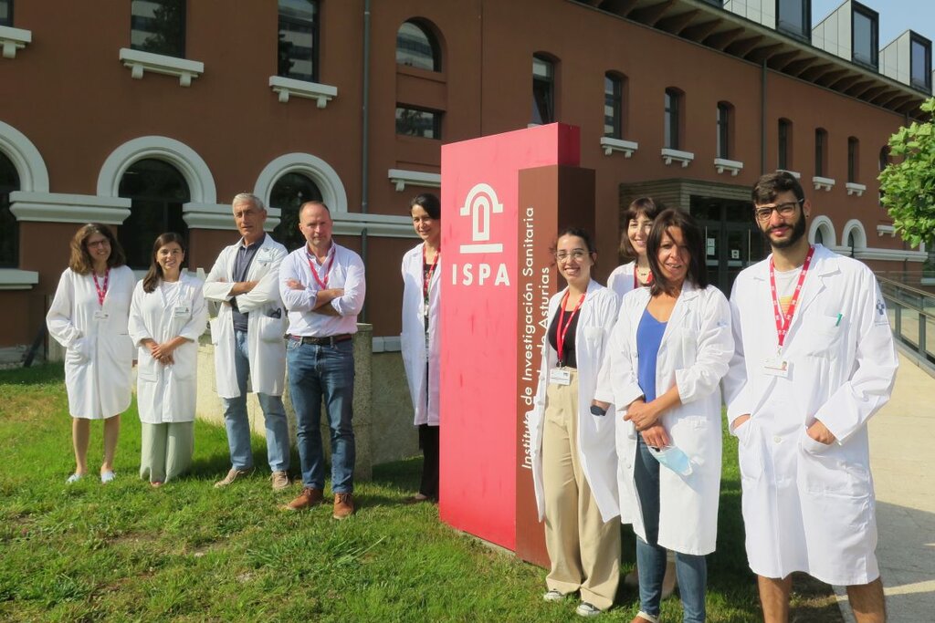 Equipo asturiano que ha formado parte de esta investigaciÃ³n sobre biomarcadores. Foto: COVADONGA DÃAZ. 