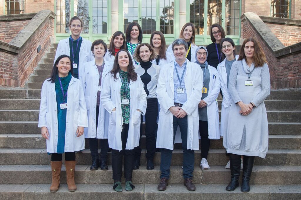 Miembros del equipo que ha aportado nuevos datos sobre rendimiento cognitivo, Alzheimer y síndrome de Down. Foto: HOSPITAL SANT PAU. 