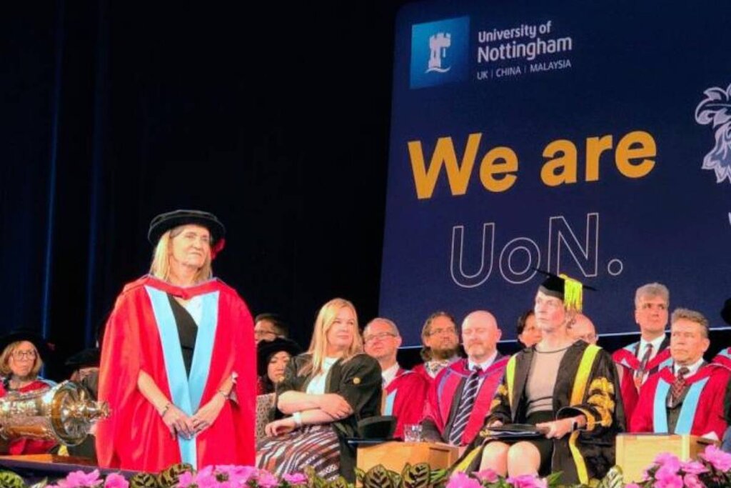 Acto de investidura de Mara José Alonso, como doctora 'honoris causa' por la Universidad de Nottinham. FOTO: USCM