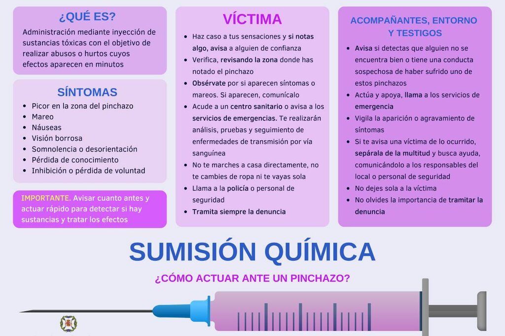 Con el objetivo de dar todas las recomendaciones disponibles para las víctimas y sus acompañantes, el CGE ha puesto a disposición de la población una infografía de uso público