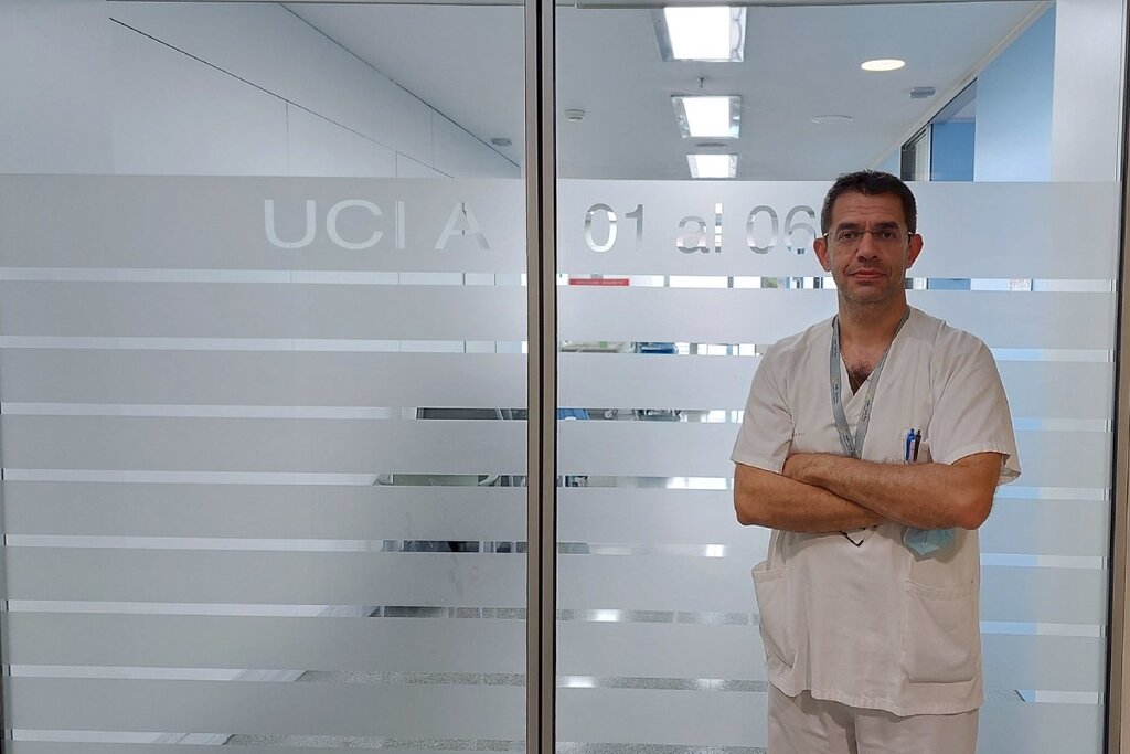 Indalecio Moran, director del Servicio de Medicina Intensiva del Hospital de la Santa Creu i Sant Pau de Barcelona. Foto: HSCSP. 