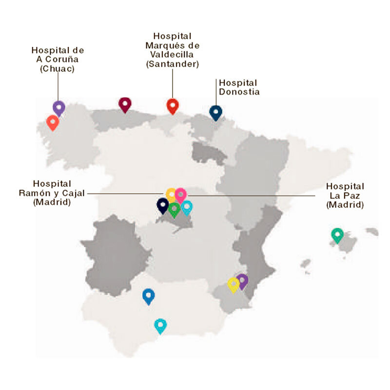 Cinco de los 15 centros incorporados al Plan de Terapias Avanzadas del SNS.
