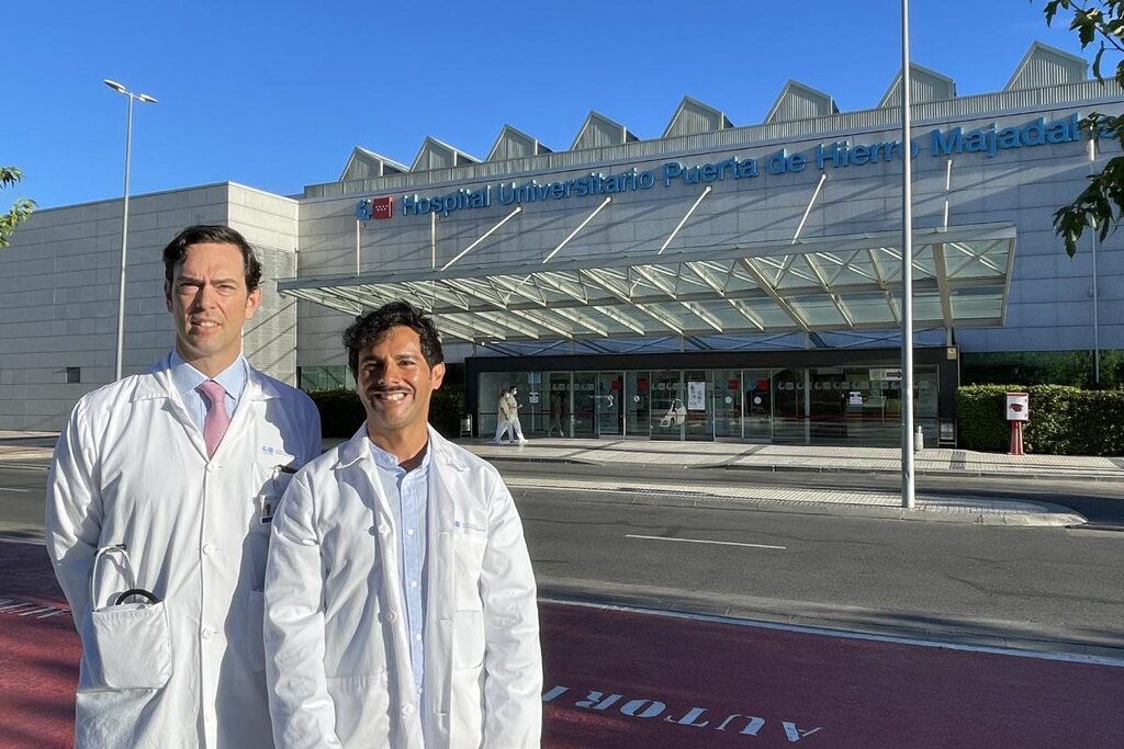 Los doctores Pablo Garca-Pava y Luis Escobar.
