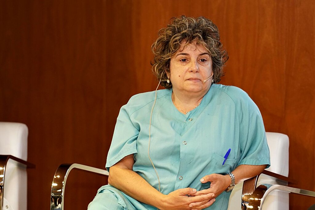 Mara Pilar Portero, jefa de Hemodinámica en el Hospital Universitario San Pedro. Foto: ARABA PRESS/PAULINO ORIBE
