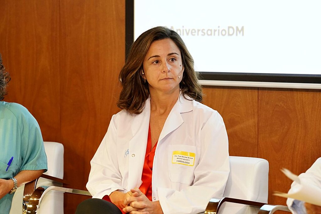 Pepa Sánchez, electrofisióloga en el Hospital Universitario San Pedro. Foto: ARABA PRESS/PAULINO ORIBE