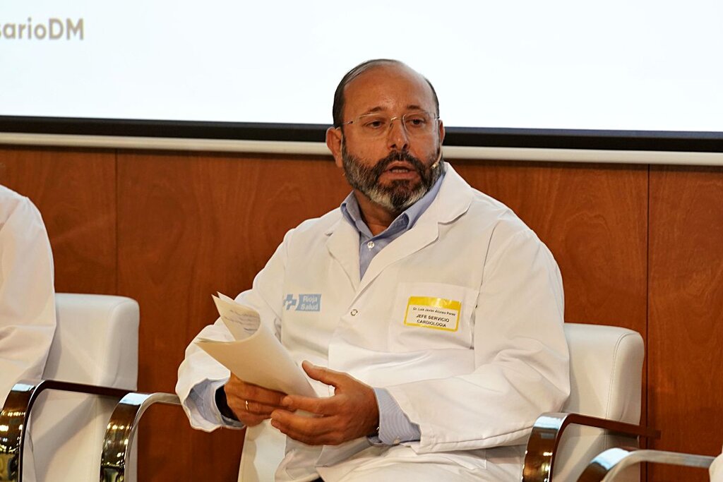 Luis Alonso, jefe de Cardiologa en el Hospital Universitario San Pedro. Foto: ARABA PRESS/PAULINO ORIBE