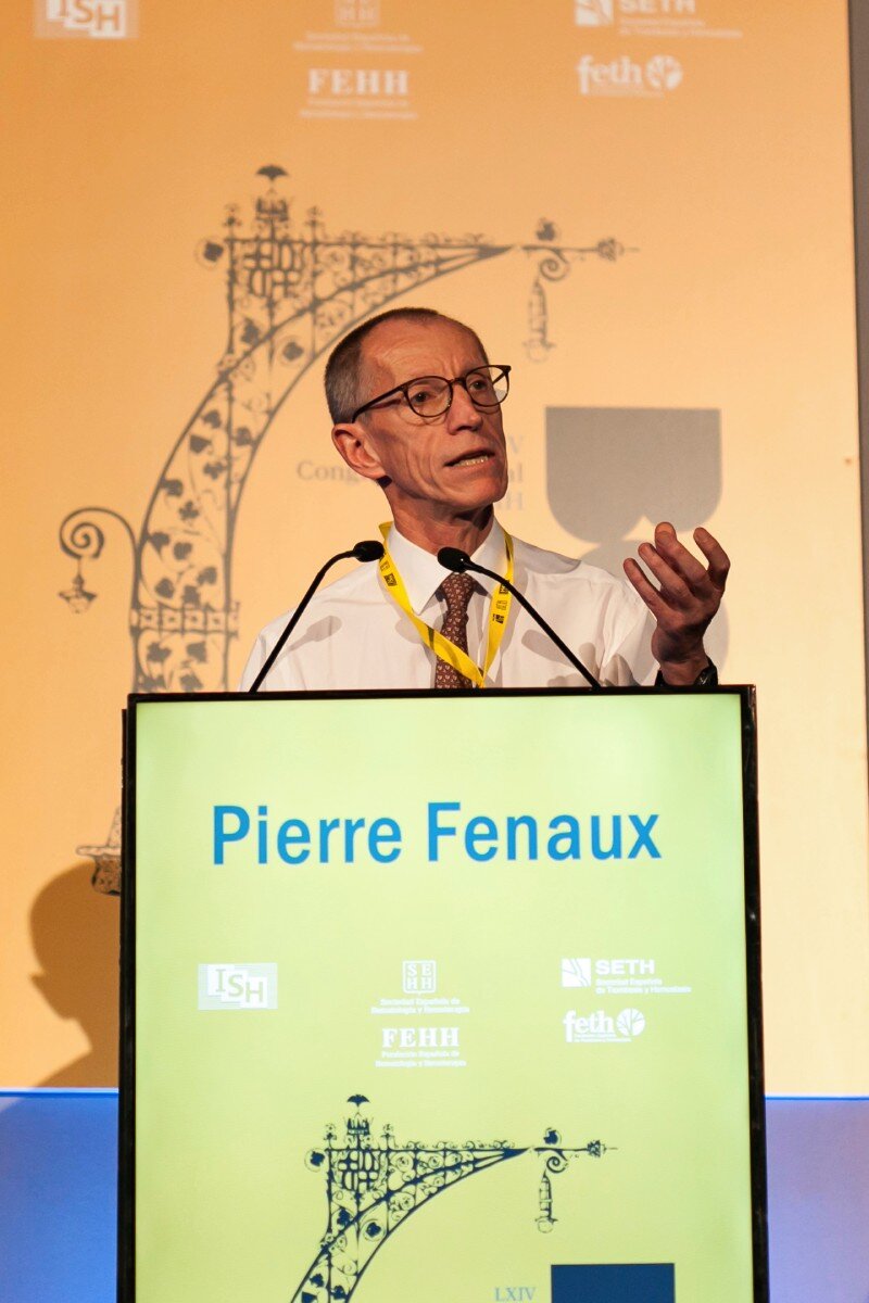El hematólogo Pierre Fenaux en el congreso de la SEHH. Foto: SONIA TRONCOSO