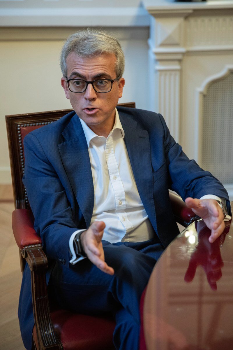 Jesús Ponce, presidente de Novartis España. Foto: SERGIO GONZÁLEZ VALERO.