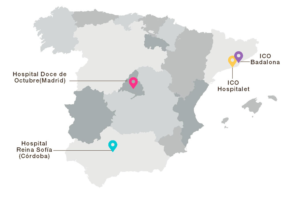 Cuatro hospitales de la nueva 'hornada' de centros acreditados para CAR-T.