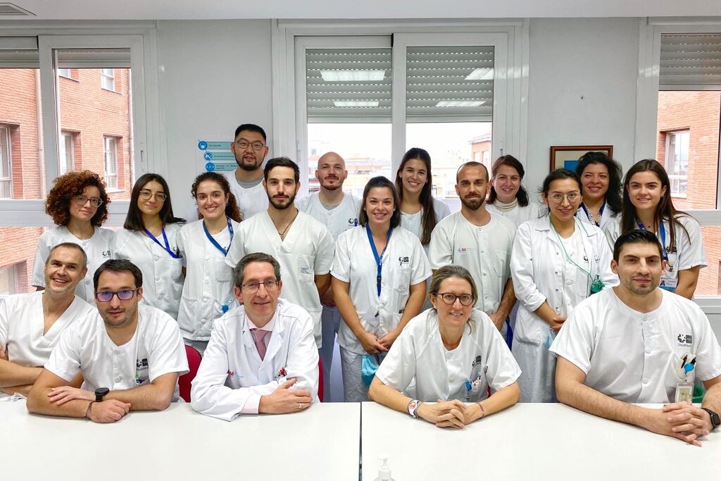 Profesionales de la Unidad de Ensayos Clínicos del Hospital Universitario de La Princesa.