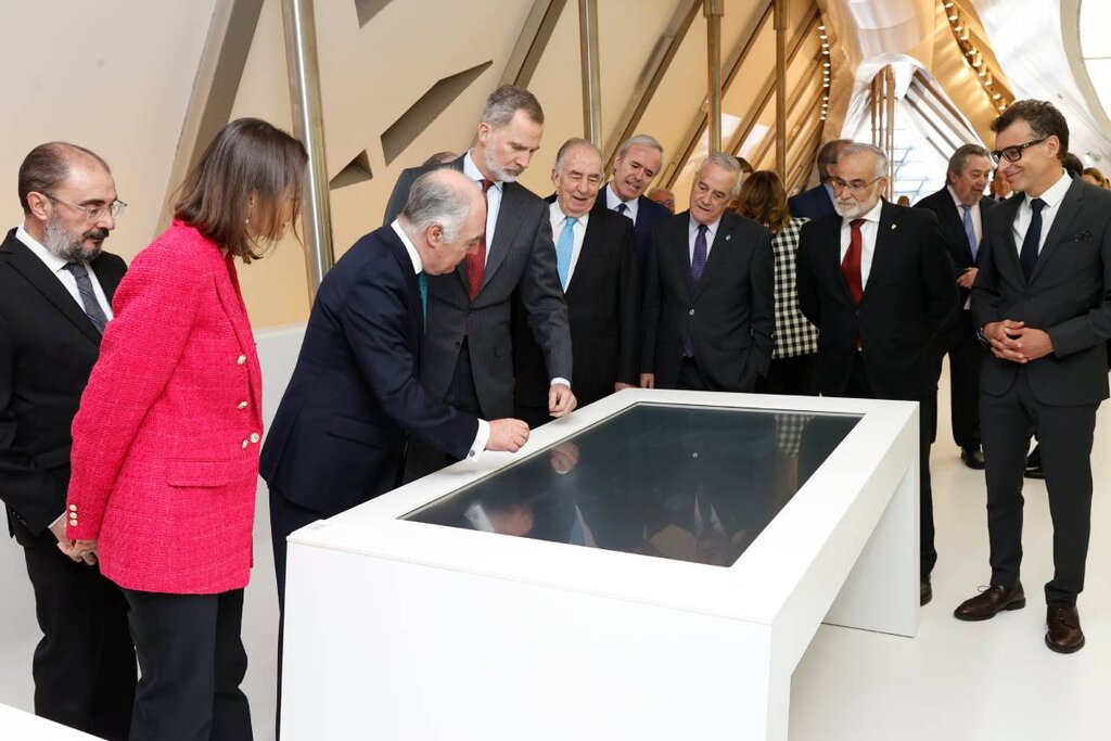 S.M. el Rey Felipe VI, en la inauguración de 'Mobility City', en Zaragoza. Foto: CASA REAL.