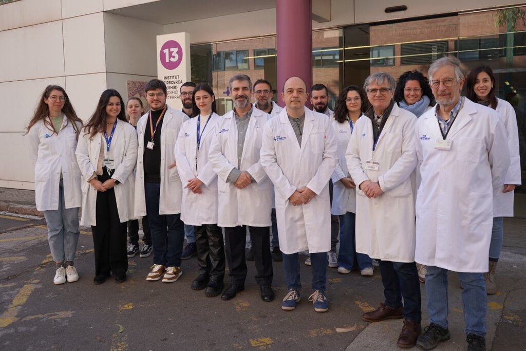 Investigadores del Vall d'Hebron del estudio.