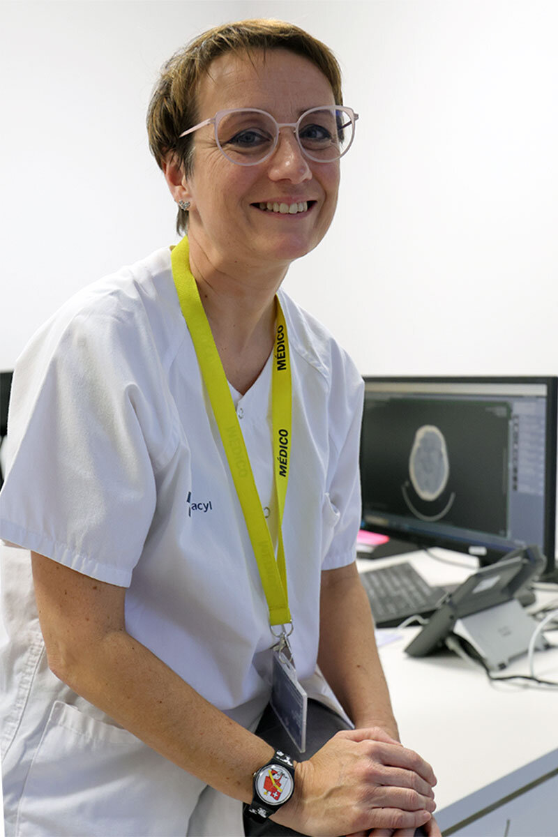 MÃ³nica AlaÃ±Ã¡ GarcÃa, neurÃ³loga del Complejo Asistencial Universitario de Salamanca. Foto: ARABA PRESS.