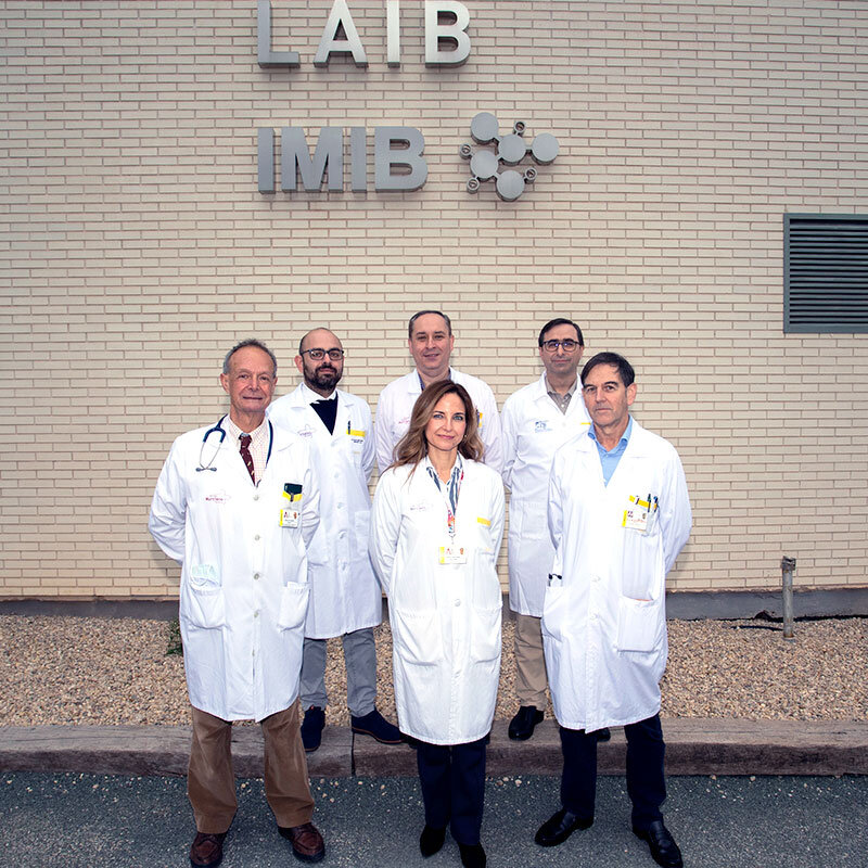 Parte del equipo de CAR-T del Hospital Virgen de la Arrixaca.