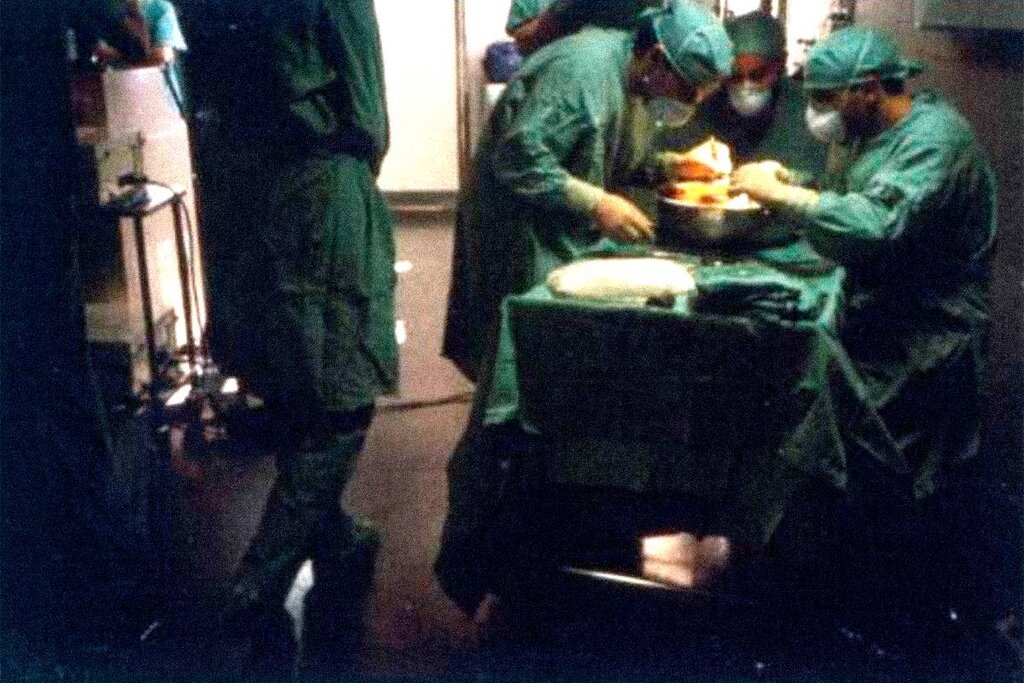 Foto de archivo del Hospital Puerta de Hierro de una de las primeras intervenciones.