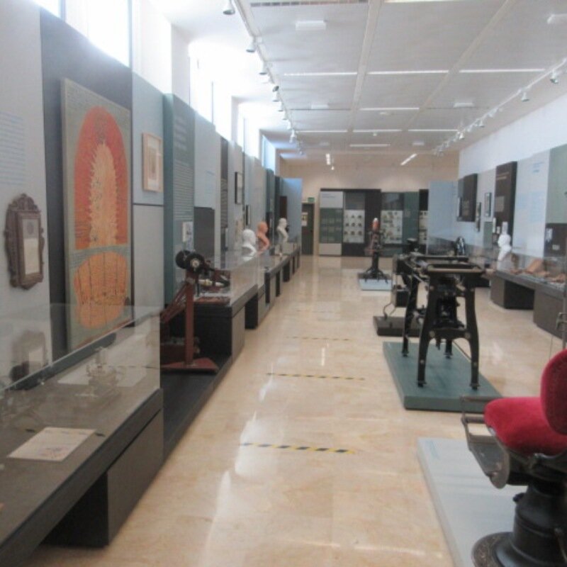 Sala de exposiciones del museo.
