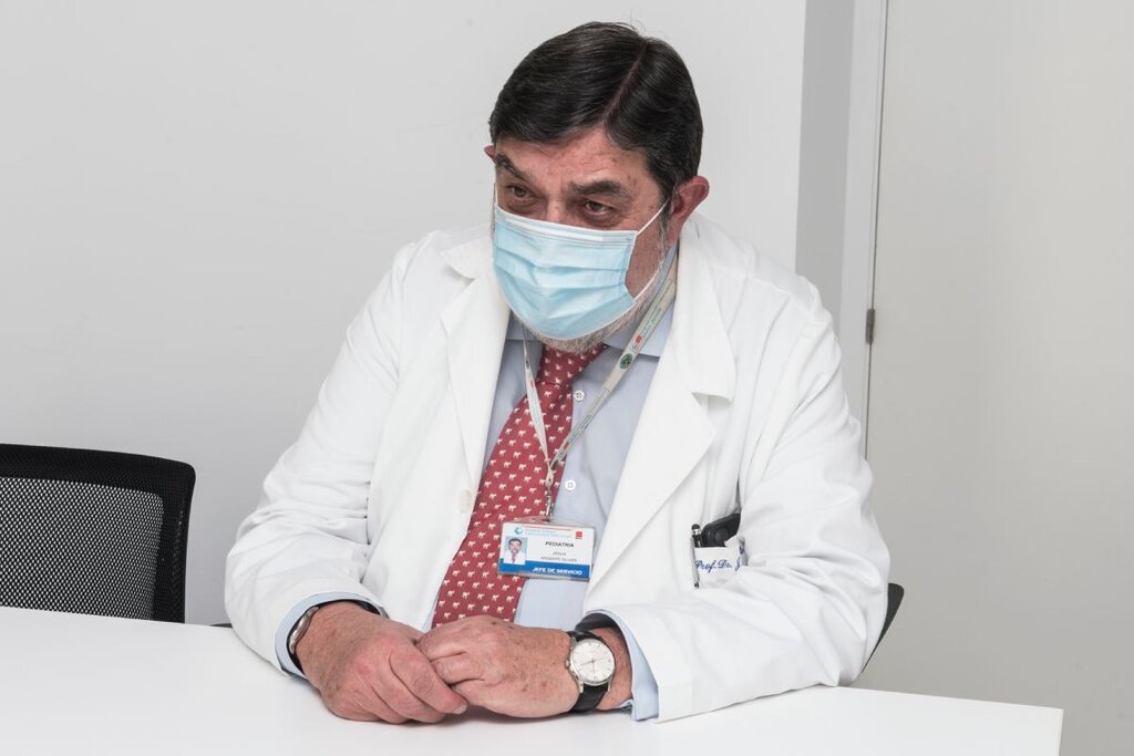 Jesús Argente, jefe de Pediatr�a y Endocrinolog�a Pediátrica del Hospital Niño Jesús de Madrid. Foto. LUIS CAMACHO. 
