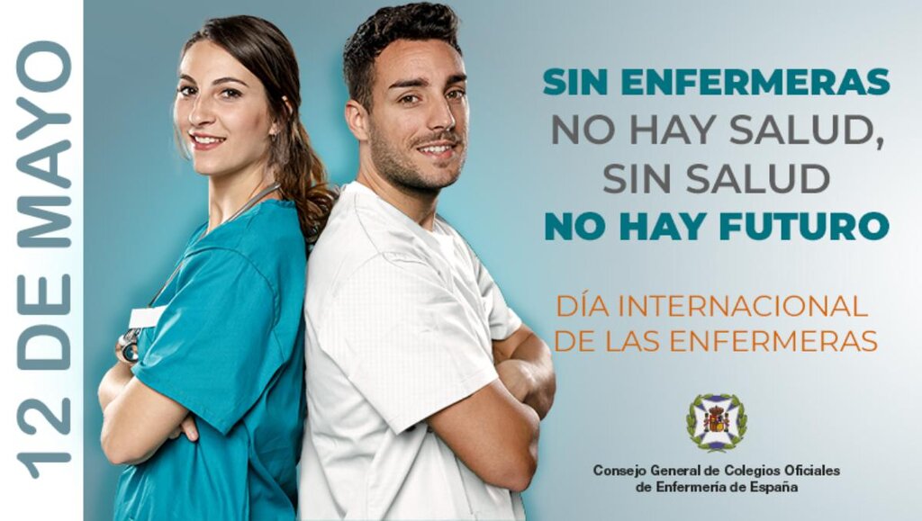 Cartel del Da Internacional de las Enfermeras. Foto: CGE