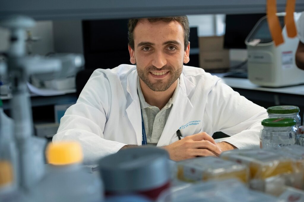 El investigador Roberto GarcÃa Vicente, del Hospital 12 de Octubre y la UCM. Foto: MAURICIO SKRYCKY