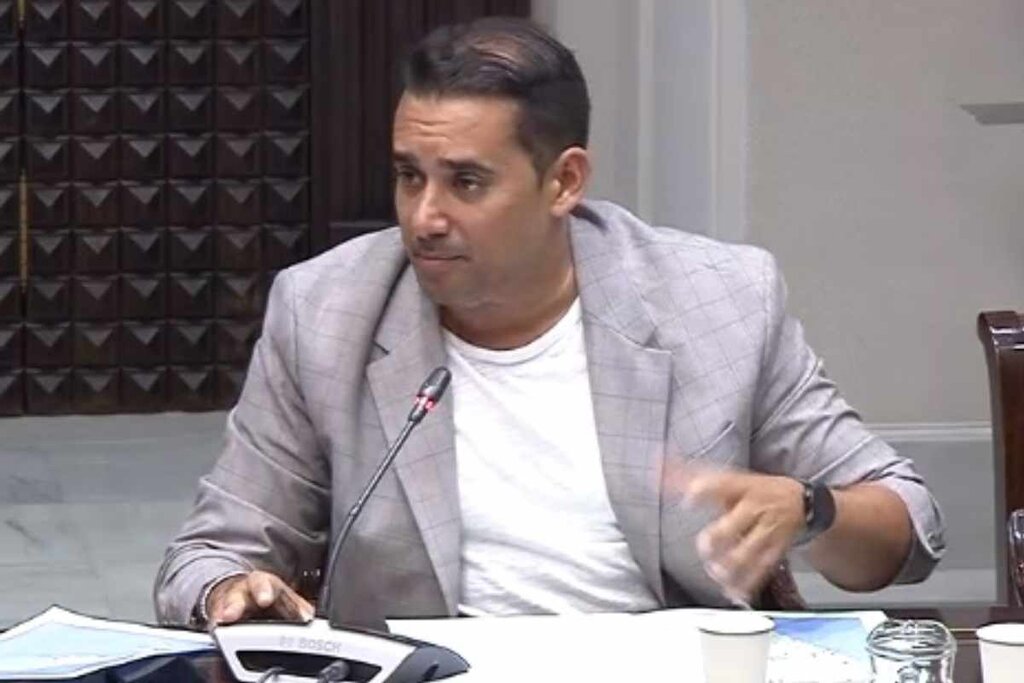 Yone Xarach Caraballo Medina, diputado de Nueva Canarias-Bloque Canarista. Foto: CF.