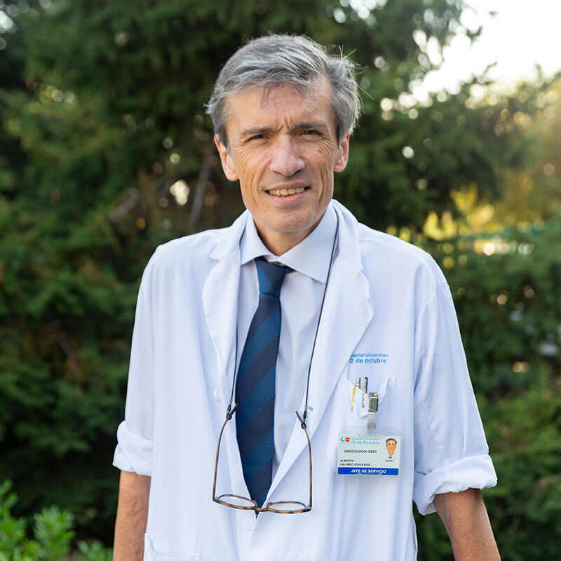 Alberto Galindo, jefe de Obstetricia y Ginecología.
