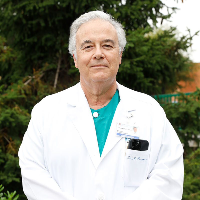  Eduardo Ferrero, jefe de Cirugía General y Trasplante de Órganos Abdominales.