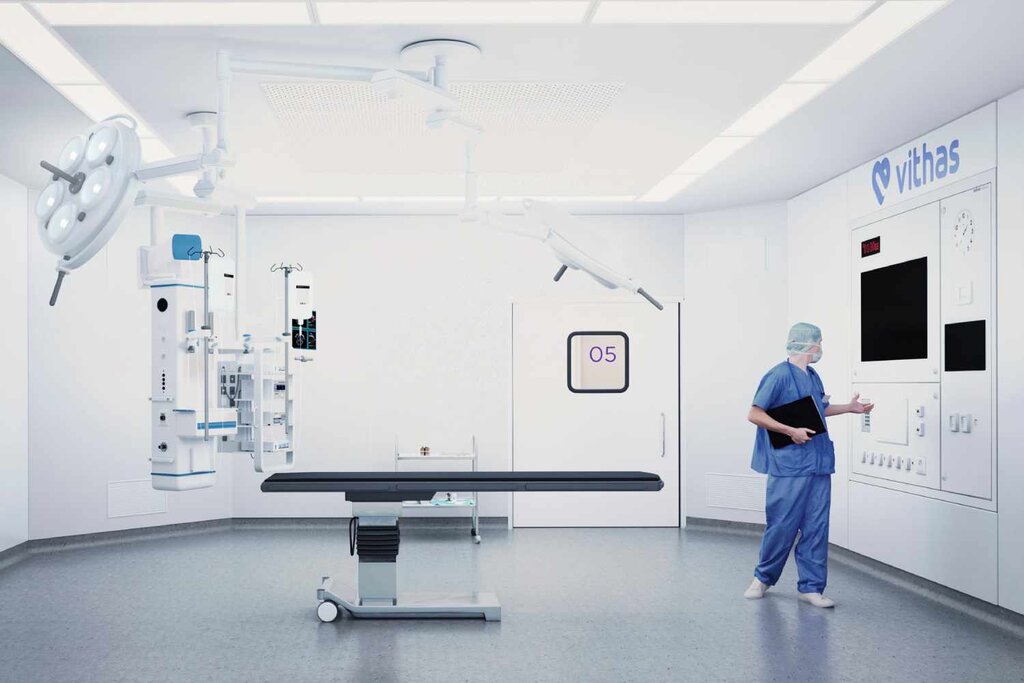 El Hospital Vithas Barcelona tendrá 12 quirófanos y bloque obstétrico. Imagen: VITHAS.