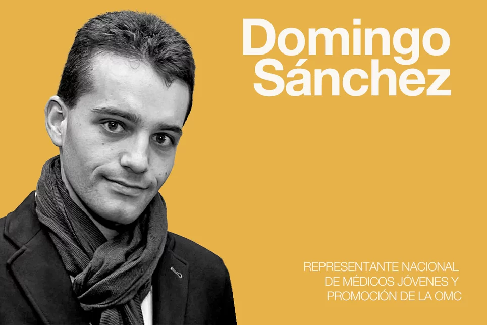 Domingo Sánchez, vocal de Médicos Jóvenes y Promoción de Empleo de la Organización Médica Colegial (OMC) .