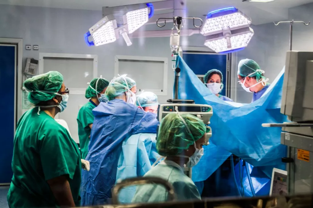 Quirófano en el Hospital de Txagorritxu, en Vitoria. Foto: ARABA PRESS/VITORIA