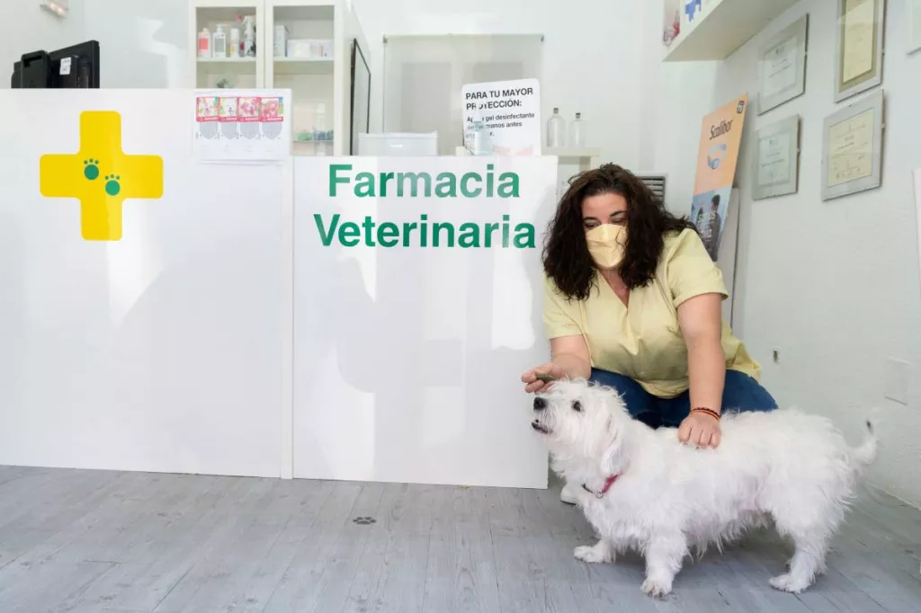 Mª Esther Guerrero Martín, farmacéutica de un establecimiento comercial detallista en Madrid. / José Luis Pindado.