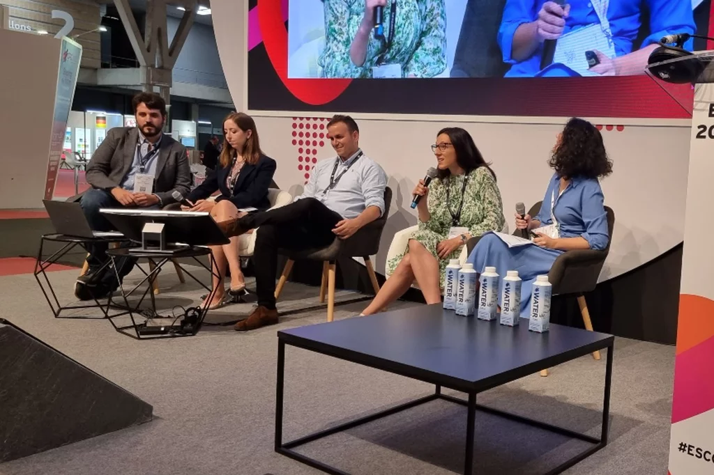 Pedro Caravaca, Cristina Lozano, Alfredo Redondo, Esther González y Ana Barrada. Foto: MIGUEL RAMUDO