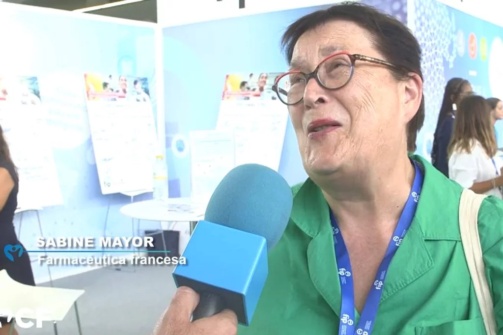 Sabine Mayor, farmacéutica francesa.