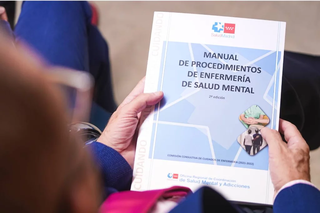 Un ejempla del nuevo Manual de Procedimientos en Enfermera de Salud Mental de Madrid. Foto: COMUNIDAD DE MADRID