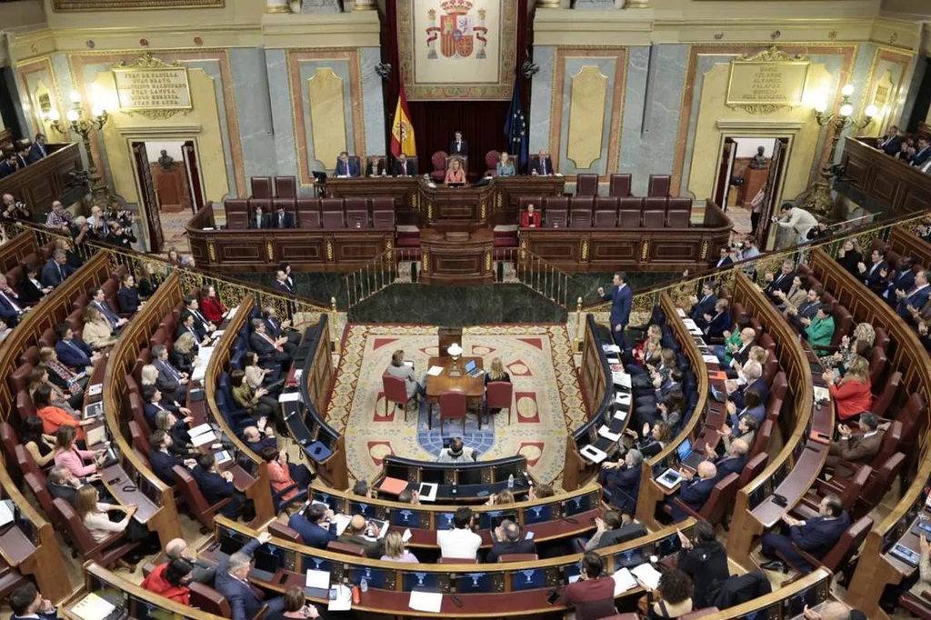 El Congreso de lo Diputados en la sesión plenaria del 21 de diciembre de 2022, donde se produjo el que podrá ser el último debate de la ley trans en el Congreso. Foto: Congreso de los Diputados