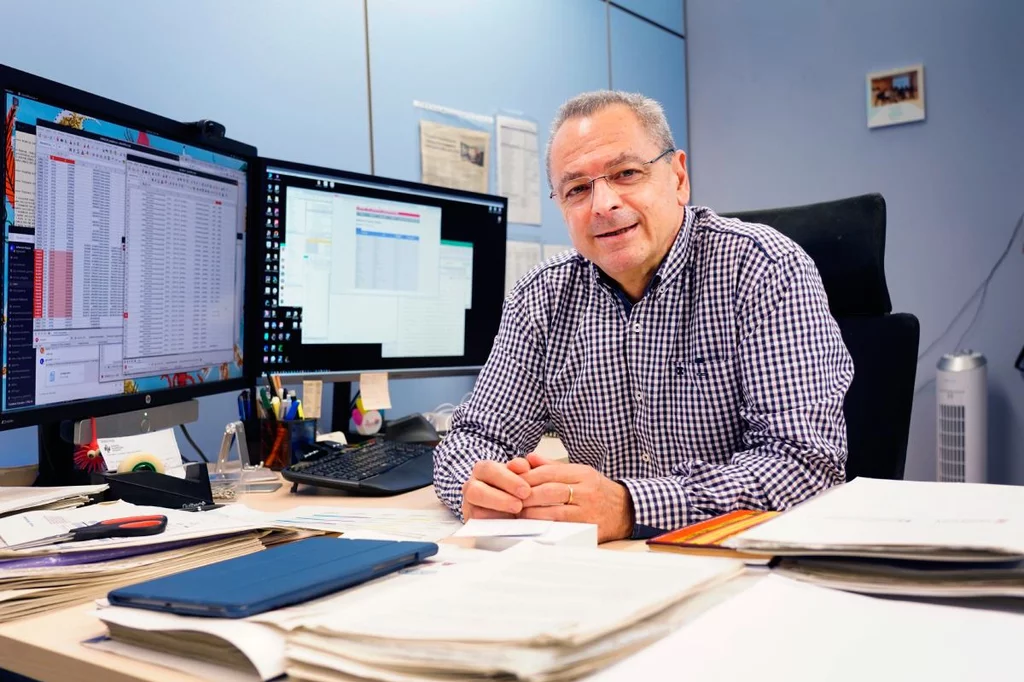 Fernando González Candelas, catedrático de Genética de la Universidad de Valencia e investigador de Fisabio. Foto: ALBERTO SÁIZ.