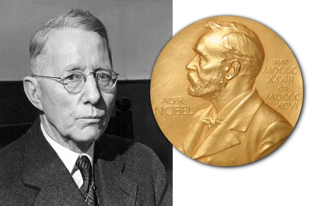 El escritor danés Johannes Vilhelm Jensen obtuvo el Premio Nobel de Literatura en 1944.