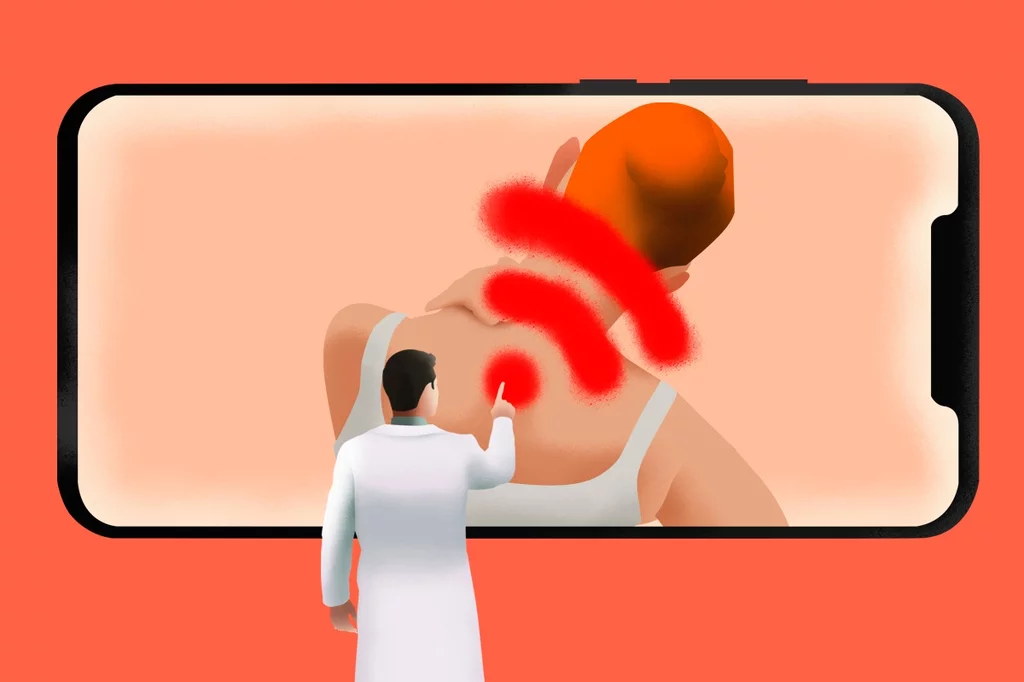 Los fondos europeos para la transformación digital impulsarán sistemas sanitarios 'lquidos' y el centro de salud inteligente. Ilustración: GABRIEL SANZ