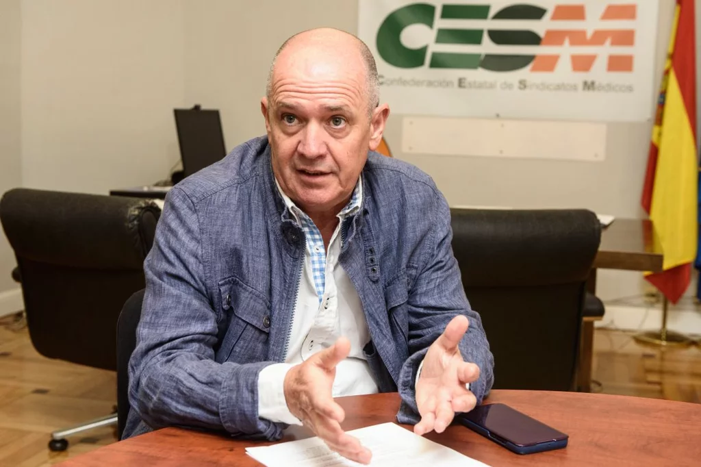 Gabriel del Pozo, secretario general de la CESM. Foto: LUIS CAMACHO