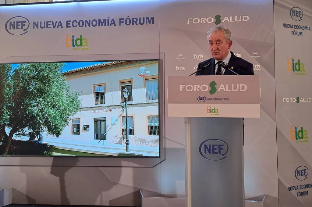 Tomás Cobo, presidente de la OMC, en el 'Foro Salud' organizado por Nueva Economía Fórum. Foto: NUEVA ECONOMÍA FÓRUM