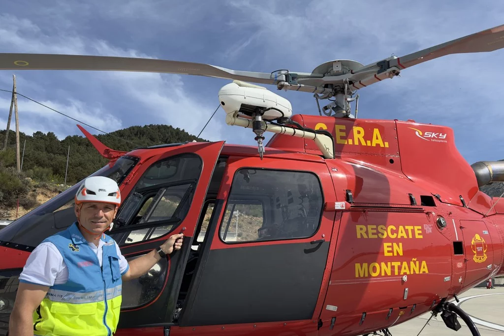 Ismael Muñoz, en la Sierra de Madrid. Foto: EM