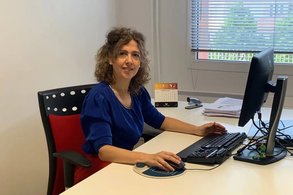 Marina Solinís, coordinadora del título de experto en Farmcia Práctica Asistencial de la UPV/EHU. Foto: UPV/EHU.