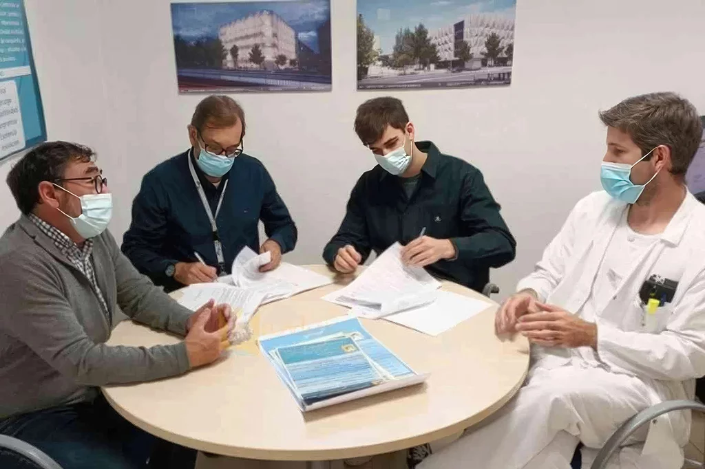 La Fundación Mari Paz Jiménez Casado y el Instituto de Investigación Sanitaria Gregorio Marañón han firmado un convenio para realizar el VI Curso de Enfermera Oncológica en Sarcomas. Foto: FUNDACIÓN MARI PAZ JIMÉNEZ CASADO.