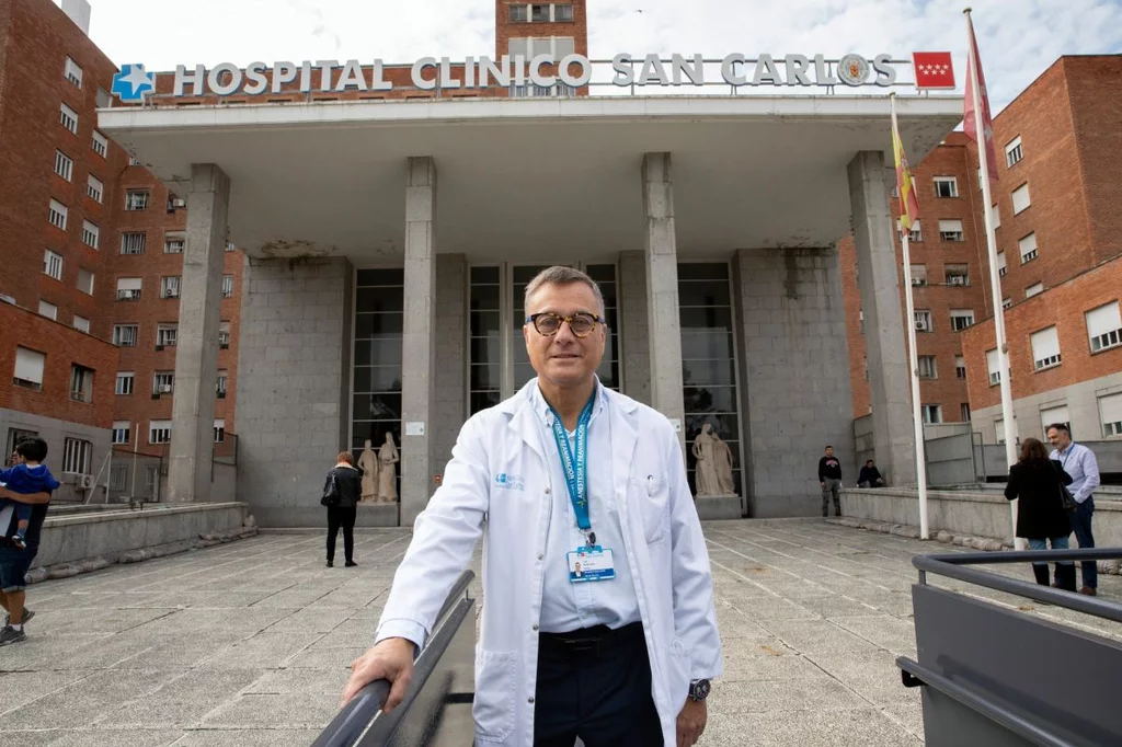 Luis Santé es jefe de Anestesiolog�a, Reanimación y Terapia del Dolor en el Hospital Cl�nico de Madrid. Foto: SERGIO GONZÁLEZ VALERO. 