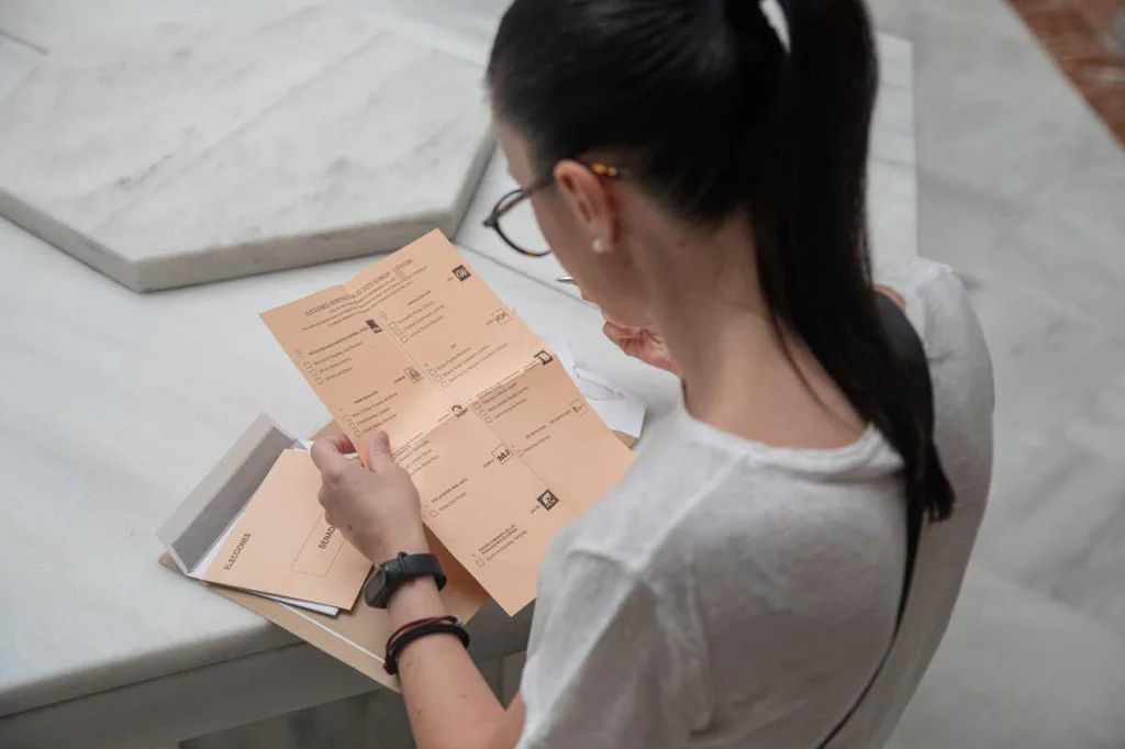 EspaÃ±a celebra hoy, 23 de julio de 2023, elecciones generales. Foto: DM.