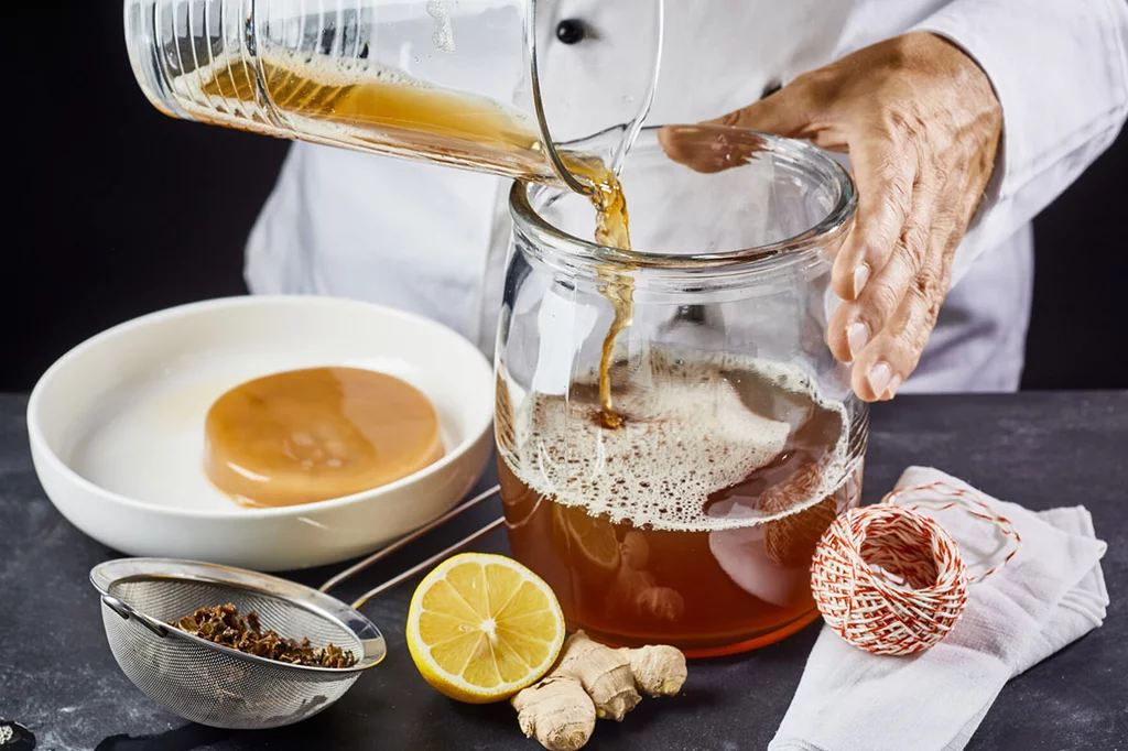 Elaboración de kombucha. Foto: AGEFOTOSTOCK.