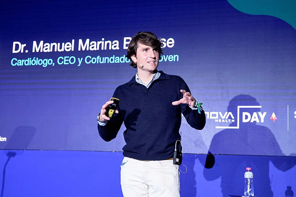Manuel Marina, cardiólogo, CEO y cofundador de Idoven. Foto: JOSÉ LUIS PINDADO