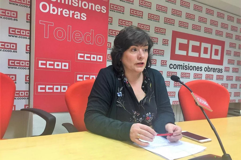 Chelo Cuadra, secretaria general de la Federación de Sanidad y Sectores Sociosanitarios de CCOO Castilla-La Mancha. Foto: CCOO CASTILLA-LA MANCHA.